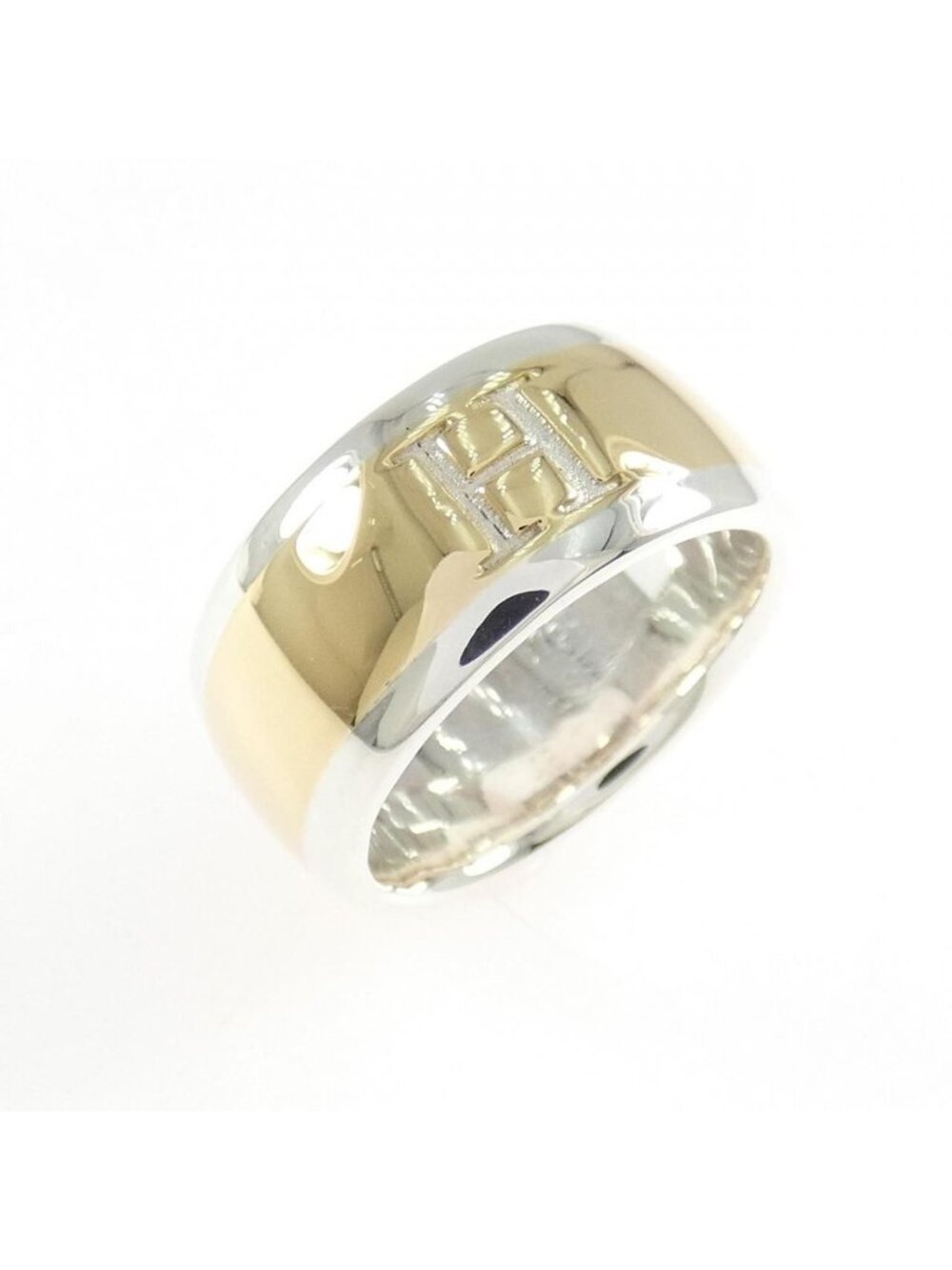 Hermes 925/18K Yellow Gold Ring